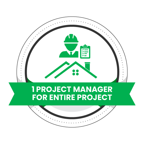 1 Project Manager for Entire Project